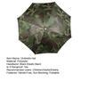 UV Protection Camouflage Umbrella Hat Hands-Free Sun Blocking Umbrella Hat with Elastic Headband Waterproof Outdoor Fishing Folding Umbrella Hat