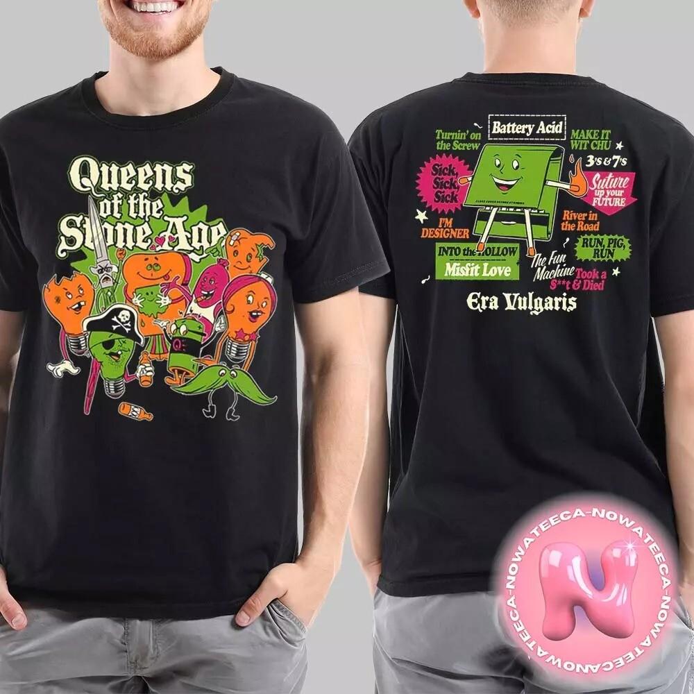 Queens Of The Stone Age Misfit Love Two Sides Unisex T-shirt S