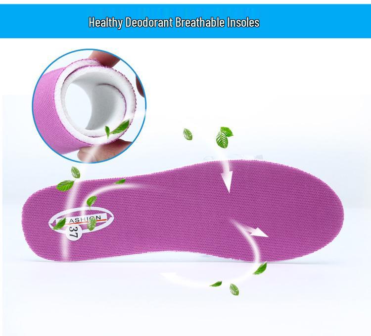 Women's Mesh Slip-On Platform Shoes - Spring/Summer Breathable Casual Sneakers with Thick Sole