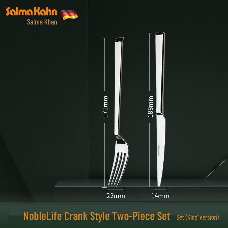 Qiwai 304 Stainless Steel Western Cutlery Set