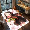 Demon Slayer Anime Rug Carpet Large Area Rug Non Slip Washable Floor Mat Gamer Room Bedroom Home Decor -QJY