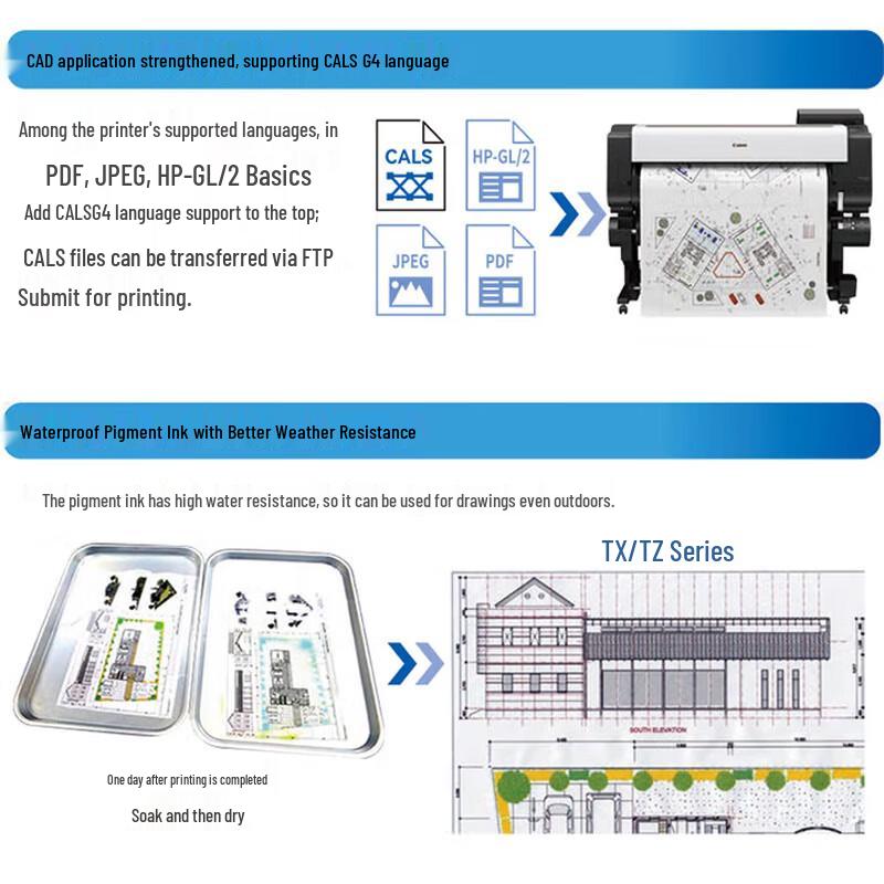 Canon TX Series Large Format Inkjet Printer CN Plug (adapter Included)