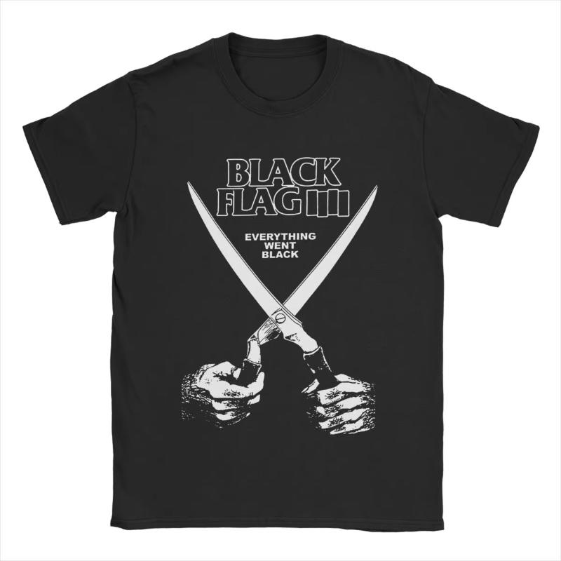 Black Flag Živá trička Pánská Dámská Amerika Vtipná Čistá bavlna Trička Kulatý výstřih Krátký rukáv Trička Letní topy