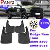 For Dodge Ram 1500 2500 3500 2009-2018 4PCS Brand New Splash Guar Mud Guards Mud Flaps Fender Car Styling Auto Accessories
