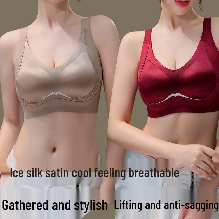 Nahtloser Damen Lift-Up Stütz-BH mit glänzendem Finish