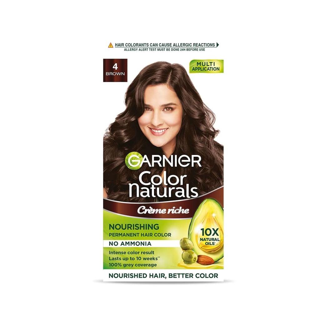 Garnier Hair Colouring Creme, Long-lasting Colour, Smoothness & Shine, Color Naturals, 70ml
