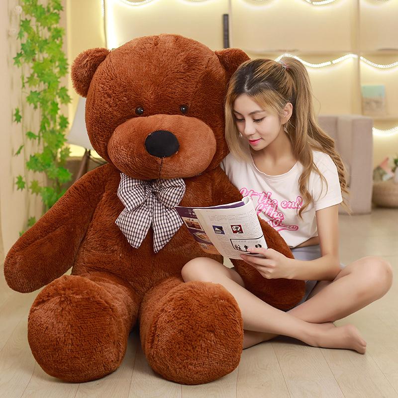 Fat Version Bear Doll Plush Toy Large Cloth Doll 1.6 Meters 2 Meters Big Bear Hug Bear Birthday Gift Female