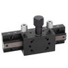 30 x 50mm Sliding Stage Linear Translation Manual Fine Tuning Trimming Platform SEMCIC‑100