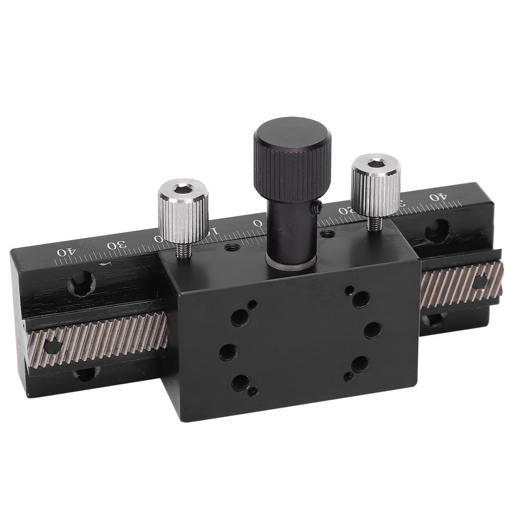 30 x 50mm Sliding Stage Linear Translation Manual Fine Tuning Trimming Platform SEMCIC‑100
