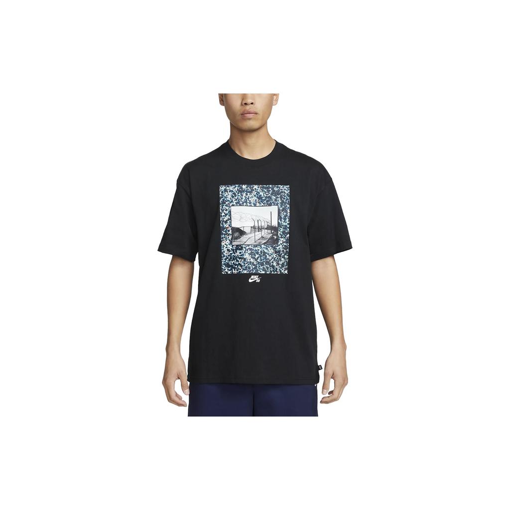 Nike Drop Shoulder Sleeve T-Shirt Men's Black FB8141-010