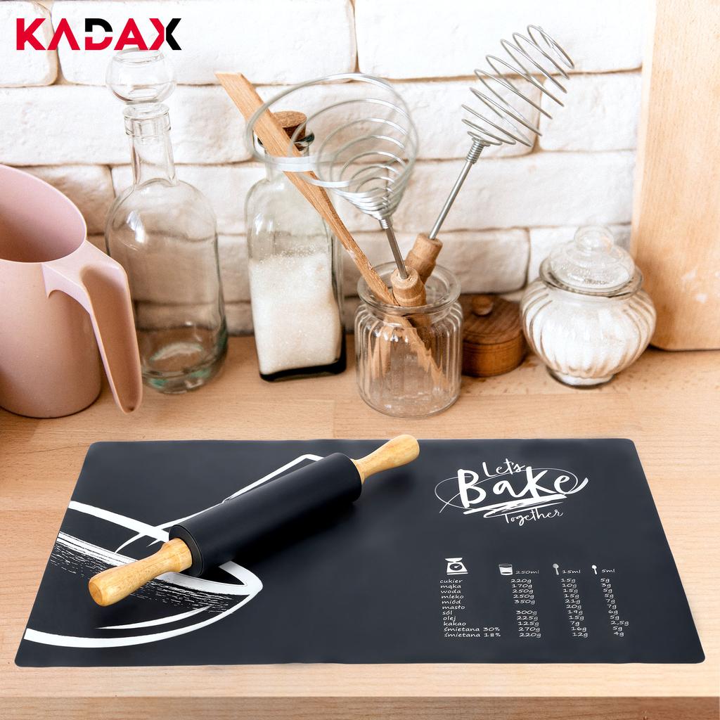 KADAX Stolnica Silikonowa Mata Kuchenna 60x40 cm