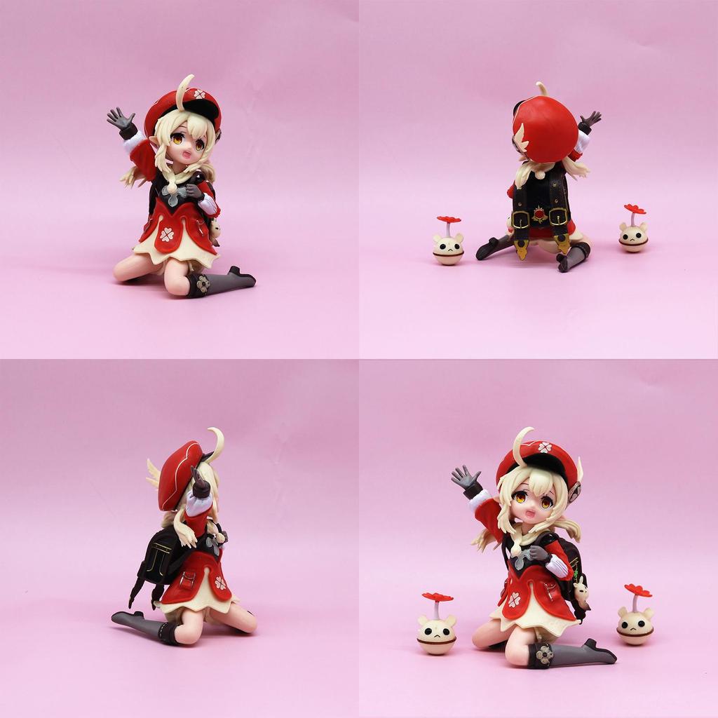 High-quality Original God Klee Spark Knight Gk Klee Sitting And Standing Game Peripheral Decorative Model 11-13cm Pvc Statue