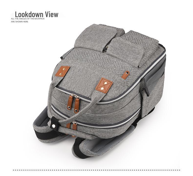 Versatile Large Capacity Diaper Backpack: Wet/Dry Separation, Multi-Compartment Mommy & Baby Bag