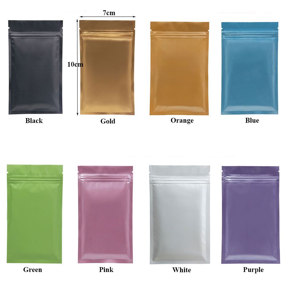 10/30PCS New Home Storage Flat Glossy Heat Seal Aluminum Foil Bags Storage Bags