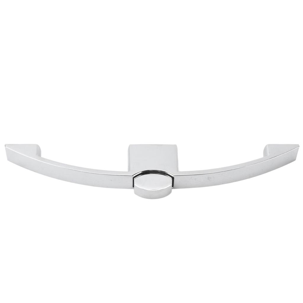 RV Push Button Pull Handle Latch Lock Arc Shape Glossy Silver for Caravan Truck Camper