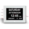 Home Decor Electronic Date Table Large LCD Screen Large Letter Electronic Dashboard Calendar Alarm Clock Digital Clock