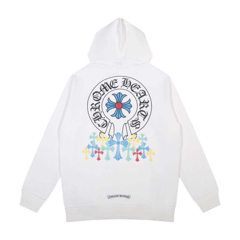 New Chrome Hearts Sanskrit Cross Cropped Hoodie
