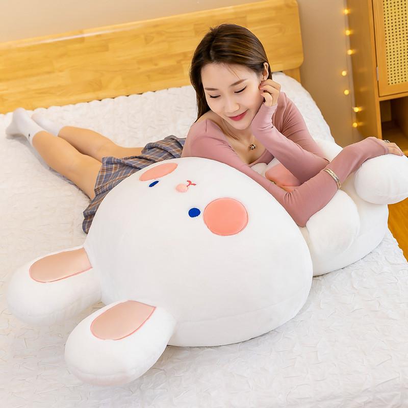 Peach Rabbit Cartoon Plush Toy Stuffed Doll Animal Decoration Cute Gift Kids