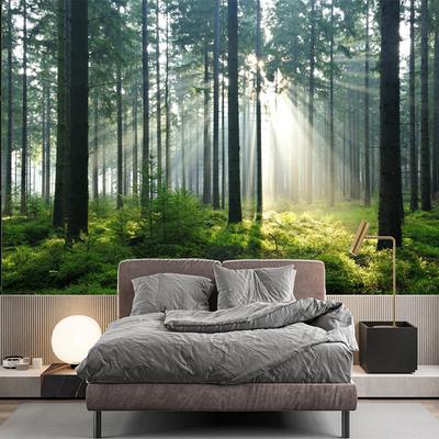 3d Forest Wallpaper Modern Forest Tree Wall Mural Living Room Restaurant Background Forest Wall Murals