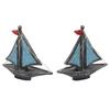 Sailing Boat Decor Vintage Style Nautical Decoration for Home Bar Coffee Shop Photos Props