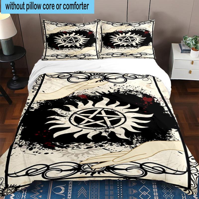 3PCS Natural Symbolism 3pcs Bedding,Including 3PCS Duvet Cover And 2pcs Pillowcases Perfect for Christmas,Ideal for Bedroom, Dormitory