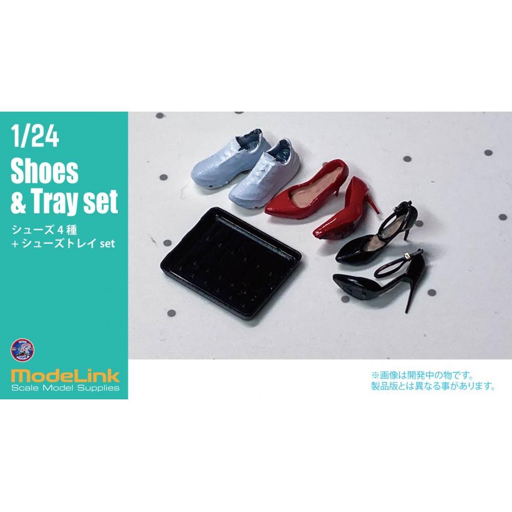 

Null 1 24 Shoes Tray Set