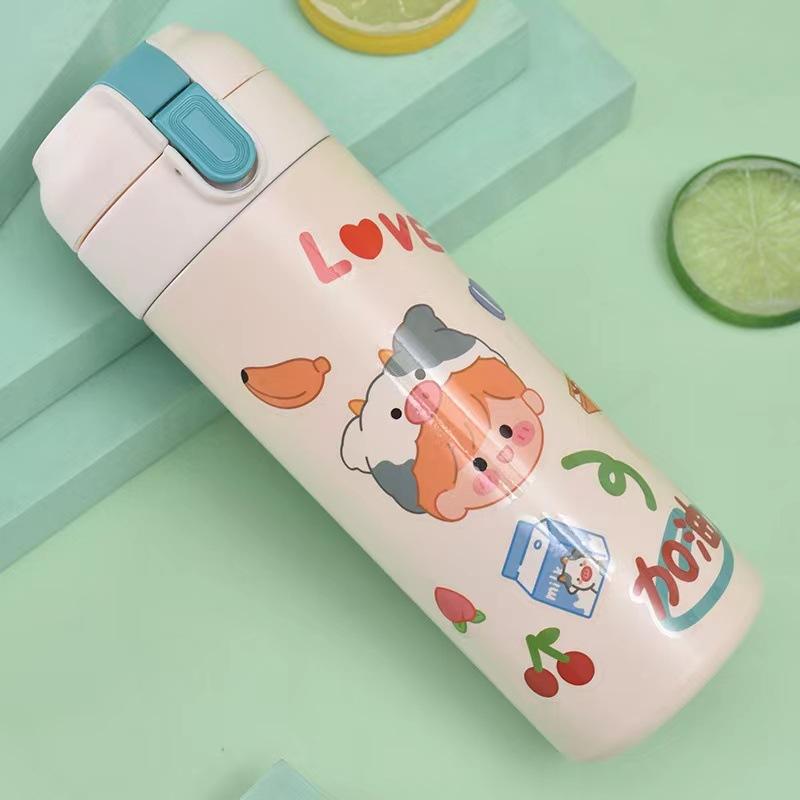 New Cartoon Children Bounce 304 Mug Outdoor Portable Portable Sports Cup Small Fresh Gift