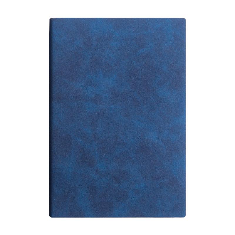 A5 Sheepskin Soft Leather Notebook – Customizable, Logo Printable, Thick Business Office Design
