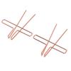 10pcs Book Page Clip Electroplated Stainless Steel Piano Sheet Book Clip Portable Music Page Holder