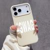 SWAG Weiße Text-Handyhülle Für IPhone 17 16 15 14 13 12 11 Pro Max 13 12 Mini 17Air 16e Stoßfeste Weiche Klare Hüllen Coque