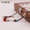 Bohemian Ethnic Beaded Necklace for Women – Light Luxury, Niche, High-End Clavicle Chain, European and American Style Jewelry.