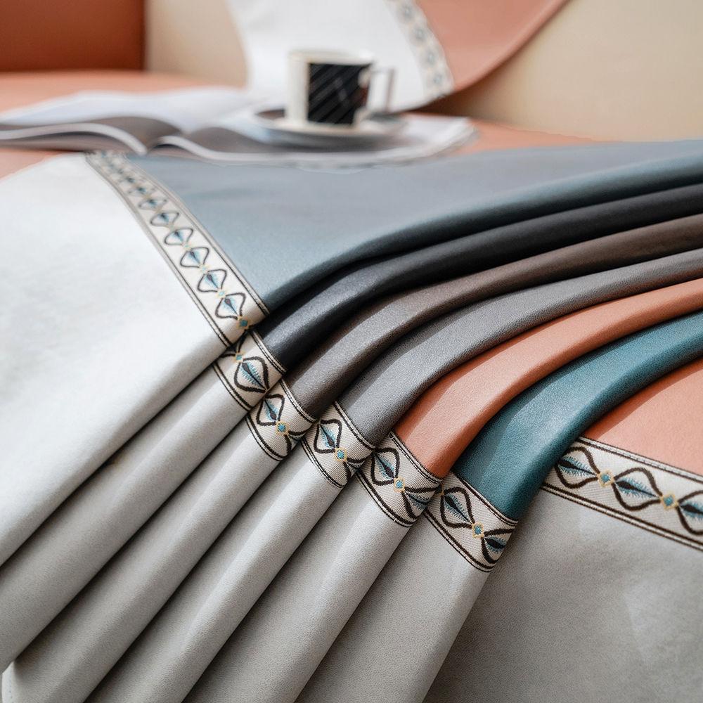 Waterproof Sofa Covers Anti-skid Leather Sofa Seat Cushion Solid Splicing Non-slip 1/2/3/4Seat Sofa Anti-skid Protective Cover