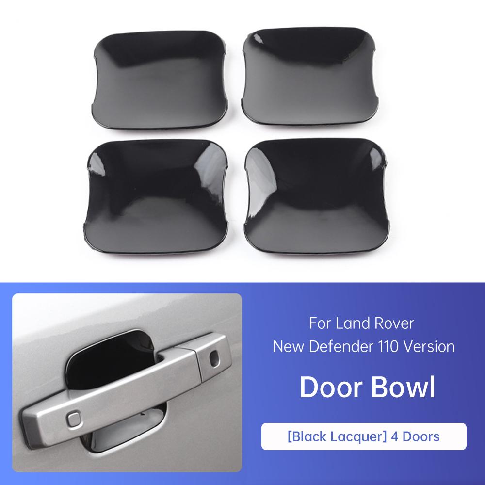 For Land Rover Defender 90 110 2020-2025 Car Door Bowl External Handle Stick Door Decorative Strip Outside Door Handle Stickers FG4