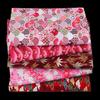 10PCS Japanese Floral Fabric Squares for Quilting Crafting Sewing