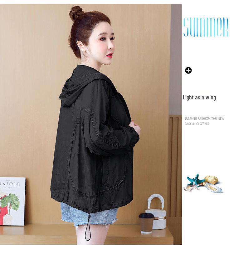 Women's Sun Protection Clothing 2024: Anti-UV, Loose Fit, Long-Sleeve, Breathable, Korean Style.