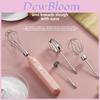 Handheld Electric Egg Beater With 3speed Wireless Operation For Baking And Cream Whipping