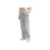 FILA Original Drawstring Womens Fleece Pants Fashion Simple Warm Loose Straight Casual Pants Women pants Cartier-Flower-Gray F51W549602FMG