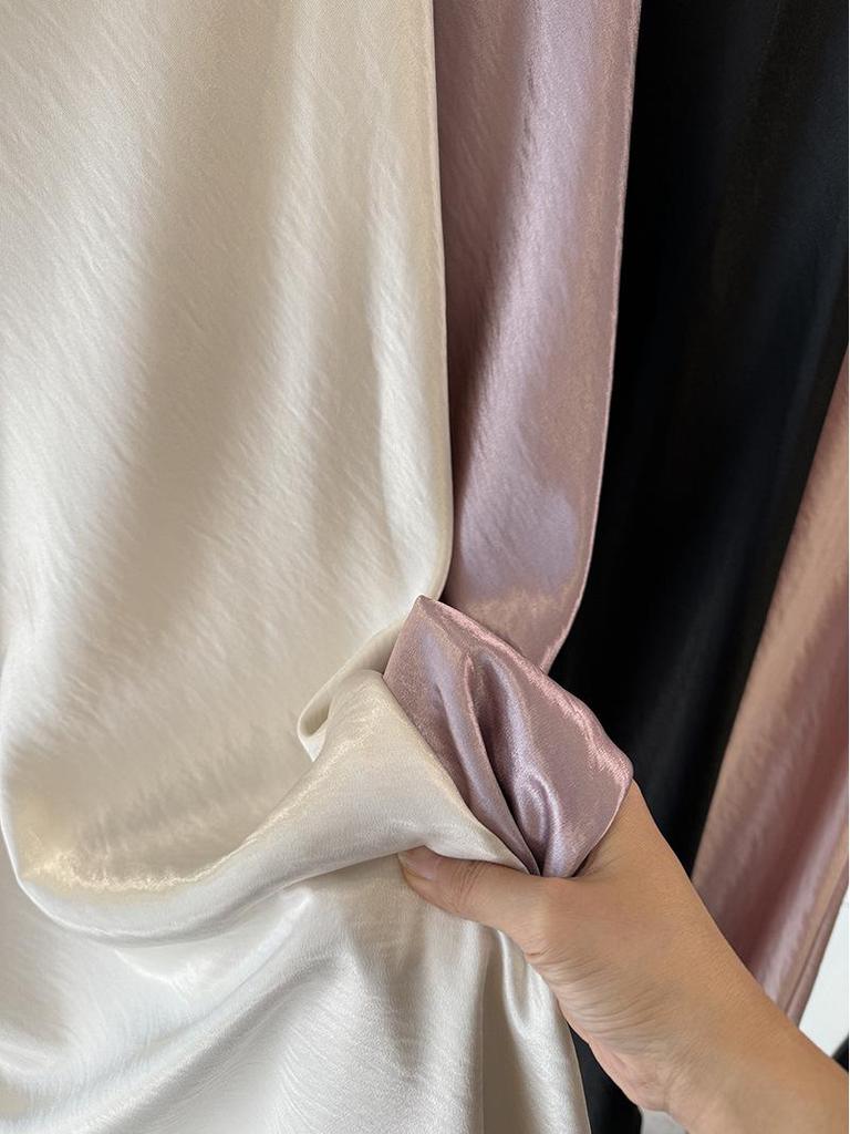 Eleganter Damen-Midirock 2025 aus Acetat-Satin mit Fischschwanz, A-Linie und schmeichelndem Fall