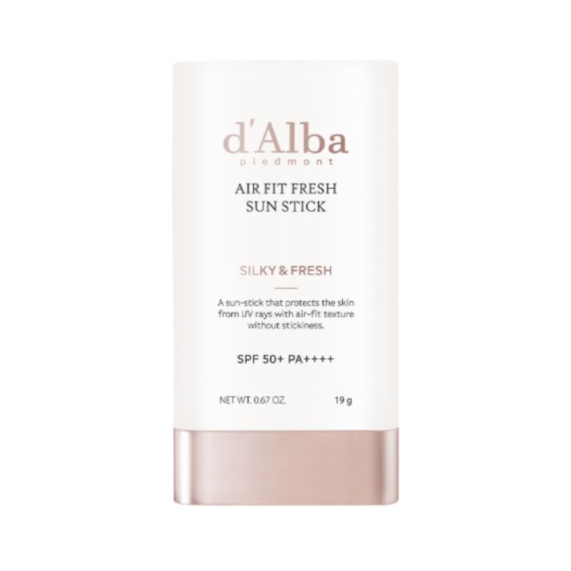 d Alba Air Fit Fresh Sun Stick SPF50+ PA++++ Lightweight Matte UV Protection 19g