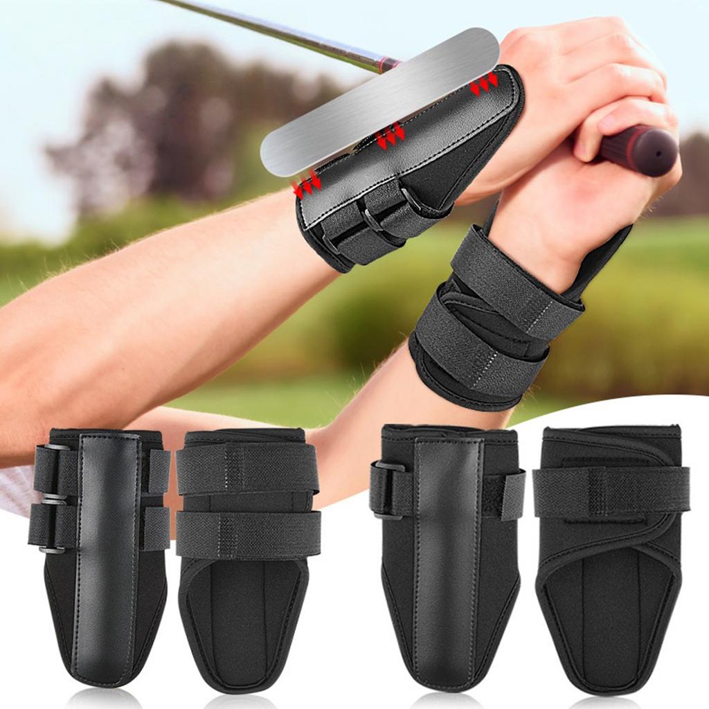 Customize Golf Wrist Support Black 2Layer T Fabric Golf Wrist Brace Bands Wrist Fixer Holder For Improved Control