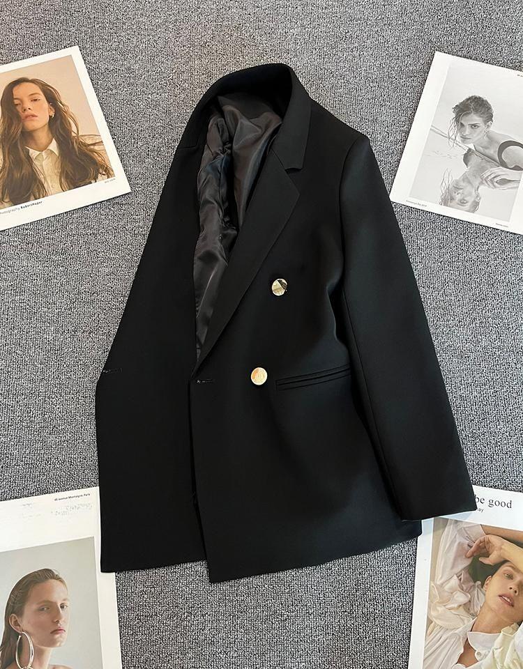 

Осенняя женская куртка, элегантный повседневный спортивный женский костюм, корейская модная роскошная куртка для женщин, пиджаки, пальто S