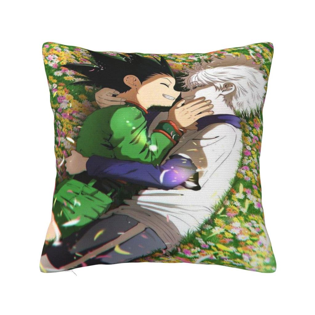 Home Decoration HXH Gon And Killua Hunter Pillowcase Merch Pillow Cover Square Multi Size
