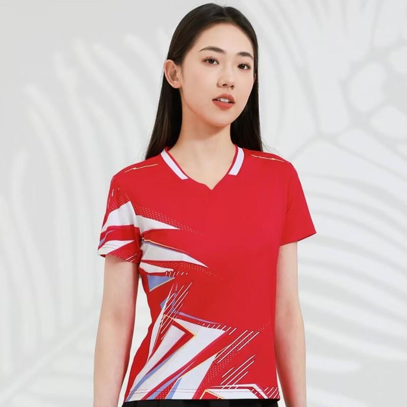 Badminton Table Tennis Quick Dry Sport Shirts Men Women Kids