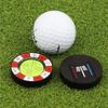 Golf Putt Green Reader with Iron Box Green Reading Tool Detachable Level Reading Golf Hat Clip Marker Golfer Gift