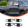Glossy Black Exterior Outer Door Bowl Trim For Mitsubishi L200 Triton 2024-2025