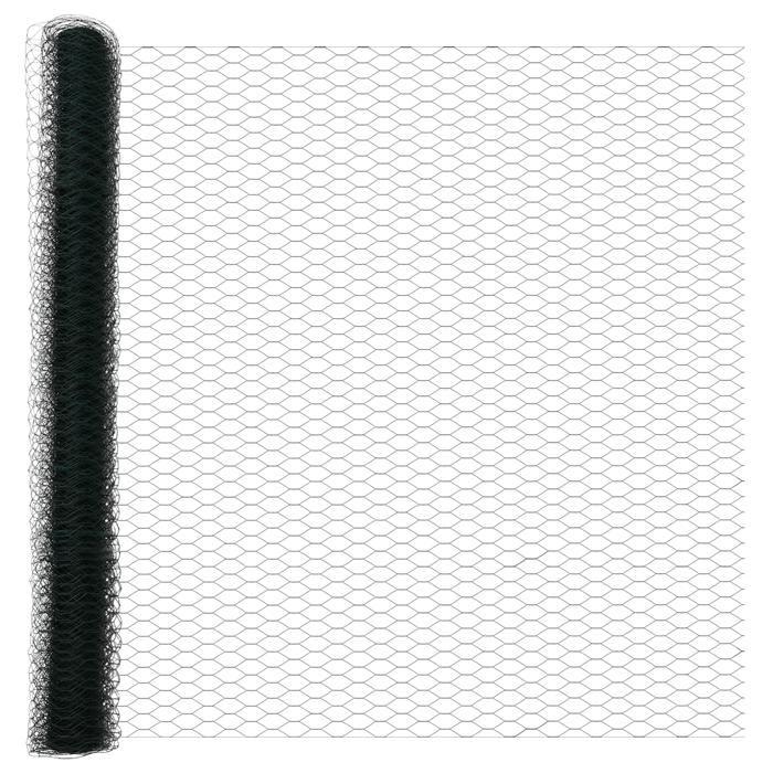 VidaXL Clôture Hexagonale Verte 1.5x50 m Acier 42005436