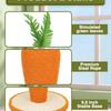 Cat Scratching Post, Carrot Shape Cat Scratching Boad, Nature Sisal Cat Scratcher for Indoor Cats and Kittens Training Climbing