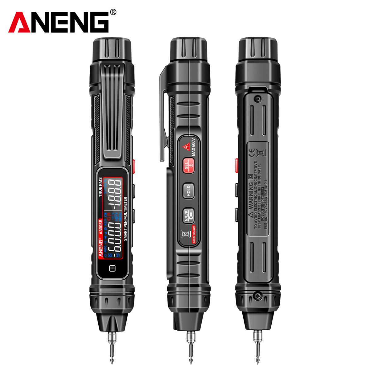 

ANENG A3005B A3005BPro Цифровой мультиметр Многофункциональный тестер типа «умная ручка» с аккумулятором Стандартная/высокая конфигурация Долговечная работа