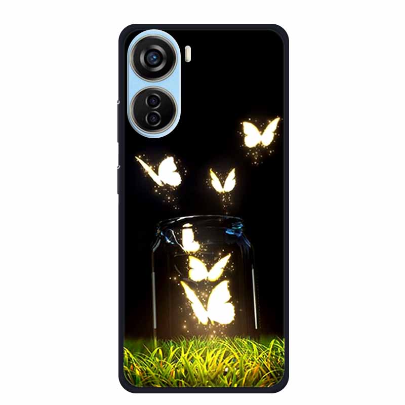 For ZTE Axon 40 LITE Case Popular Picture Black Silicone Soft Back Cover Case For ZTE Axon 40 Lite Case 40Lite Phone Cover Coque