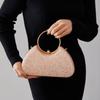 Bags European and American Dinner Bags 2025 New Small Fragrant Wind Bright Star Women's Shoulder Portable Messenger Chain Box Bag